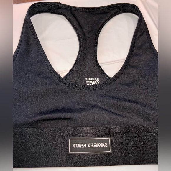 Savage X Fenty Lineup Low-Impact Sport Bra Sz XS Yoga Pilates Casual Raceback - Picture 4 of 8